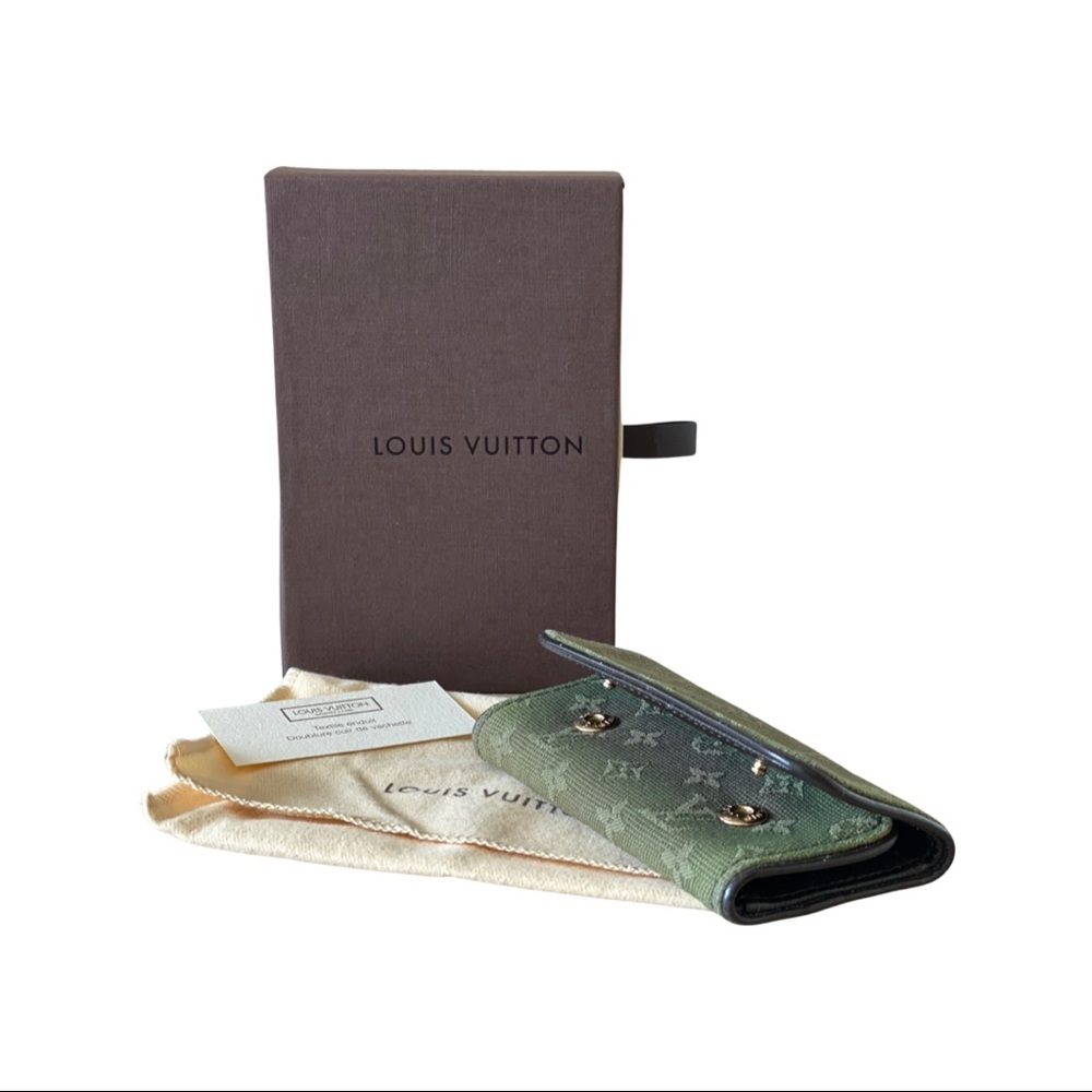 Louis Vuitton 4 Ring Key Holder Khaki Vintage Dust Bag & Box M92431 Monogram - Picture 1 of 16